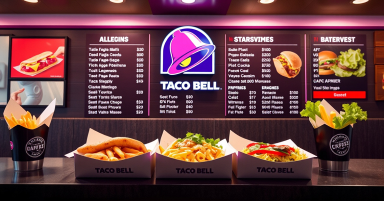 Taco Bell Vegetarian Menu With Prices For 2026